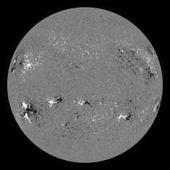 Image of Sun's magnetic field