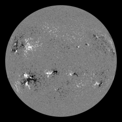 Image of Sun's magnetic field