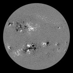 Image of Sun's magnetic field