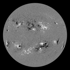 Image of Sun's magnetic field