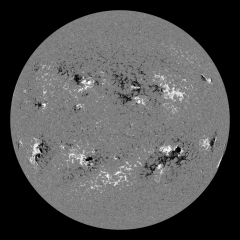 Image of Sun's magnetic field