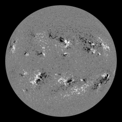 Image of Sun's magnetic field