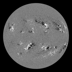 Image of Sun's magnetic field