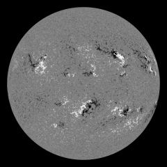 Image of Sun's magnetic field