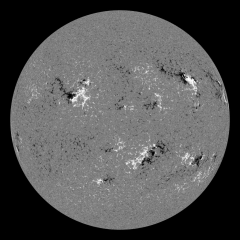 Image of Sun's magnetic field