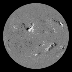 Image of Sun's magnetic field