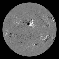 Image of Sun's magnetic field