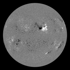 Image of Sun's magnetic field