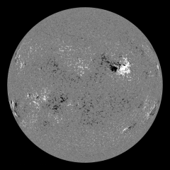 Image of Sun's magnetic field