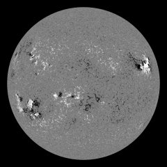 Image of Sun's magnetic field