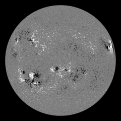 Image of Sun's magnetic field