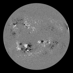 Image of Sun's magnetic field