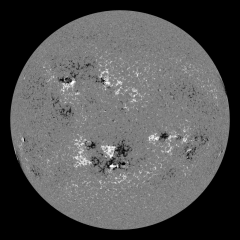 Image of Sun's magnetic field