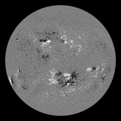 Image of Sun's magnetic field