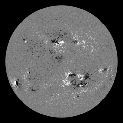 Image of Sun's magnetic field