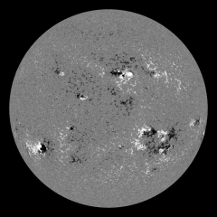 Image of Sun's magnetic field