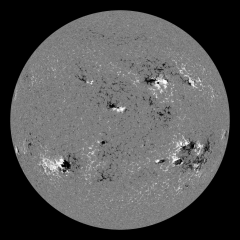 Image of Sun's magnetic field