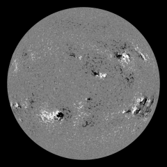 Image of Sun's magnetic field