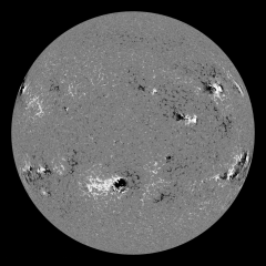 Image of Sun's magnetic field