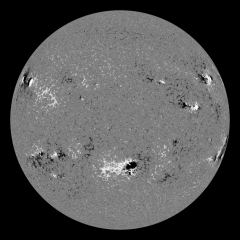 Image of Sun's magnetic field