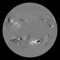 Image of Sun's magnetic field