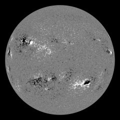 Image of Sun's magnetic field