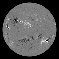 Image of Sun's magnetic field