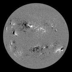 Image of Sun's magnetic field