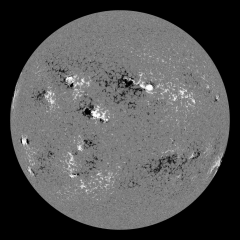 Image of Sun's magnetic field