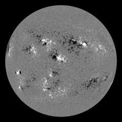 Image of Sun's magnetic field