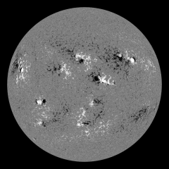 Image of Sun's magnetic field