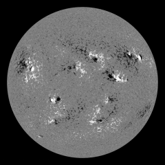 Image of Sun's magnetic field