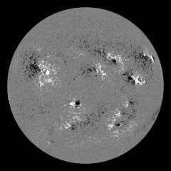 Image of Sun's magnetic field