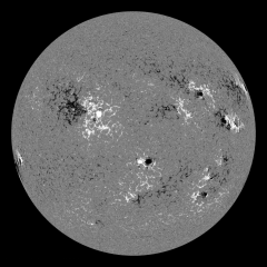 Image of Sun's magnetic field