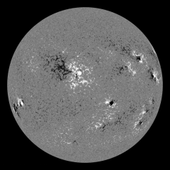 Image of Sun's magnetic field