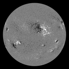 Image of Sun's magnetic field