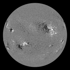 Image of Sun's magnetic field