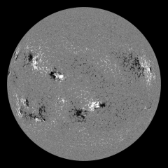 Image of Sun's magnetic field