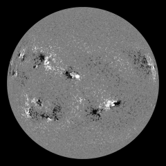 Image of Sun's magnetic field