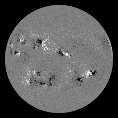 Image of Sun's magnetic field