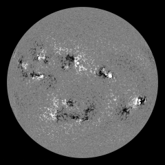 Image of Sun's magnetic field