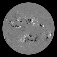 Image of Sun's magnetic field