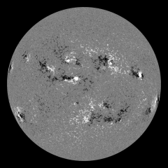 Image of Sun's magnetic field