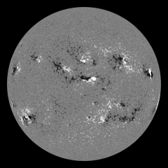 Image of Sun's magnetic field