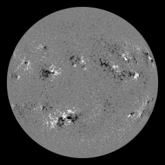 Image of Sun's magnetic field