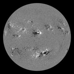 Image of Sun's magnetic field