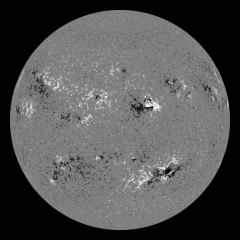 Image of Sun's magnetic field