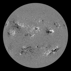 Image of Sun's magnetic field