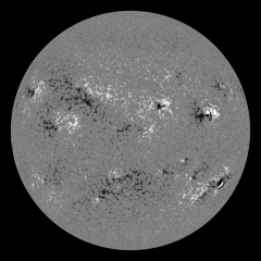 Image of Sun's magnetic field