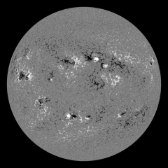 Image of Sun's magnetic field